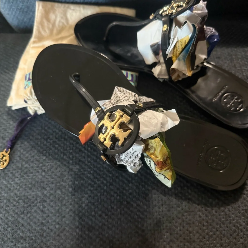 Tory Burch Women's Mini Miller Flip Flops - Picture 4 of 7